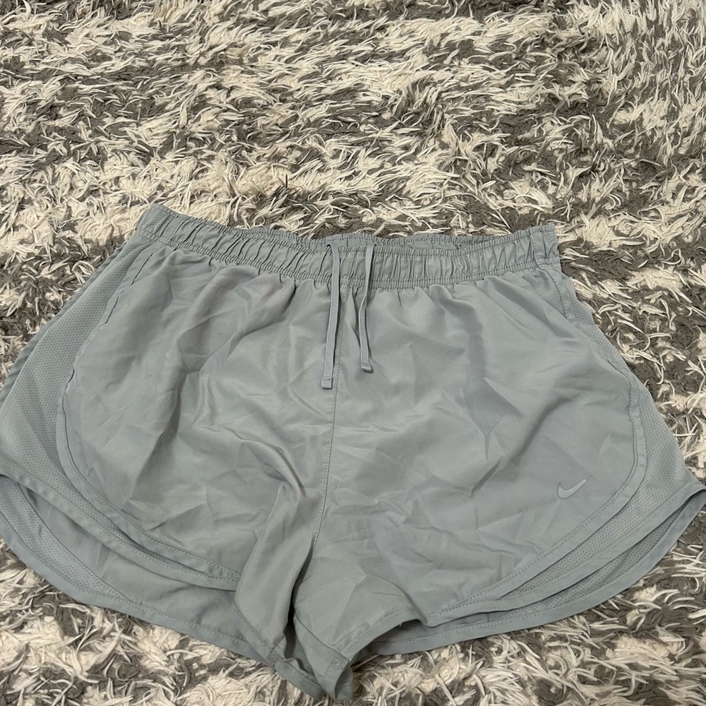 Nike Gray Athletic Shorts with Elastic Waistband